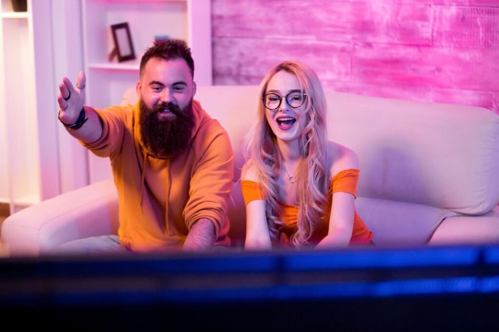 watching iptv at home